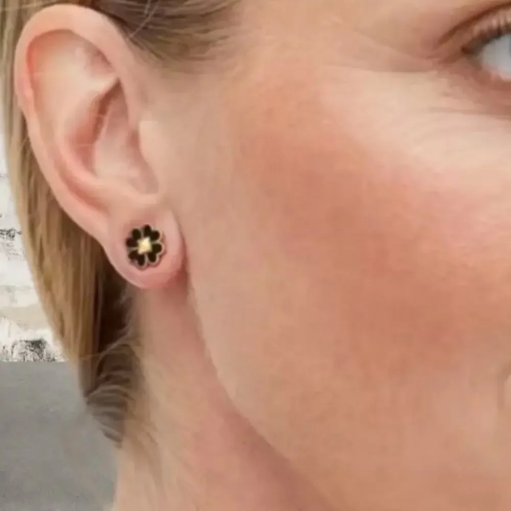 Kate Spade New York Spades & Studs Enamel Stud Earrings + Dust Bag NWT